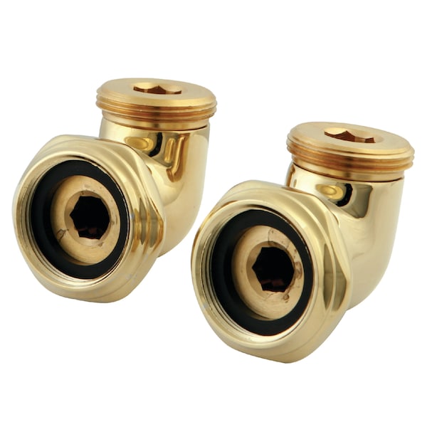 L Shape Elbow for CC457T2, Tub Filler, Polished Brass